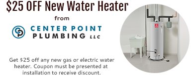 for $25 off a New Water Heater